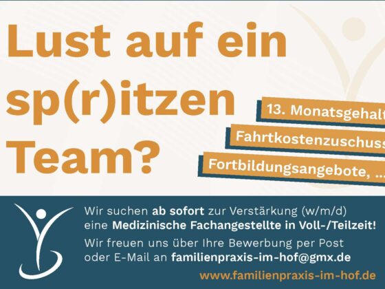 Inserat Medizinische Fachangestellte (w/m/d) gesucht